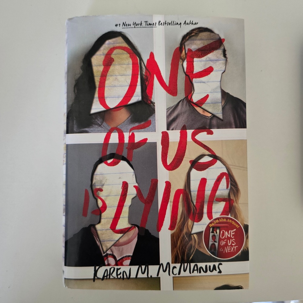 One Of Us Is Lying‎ Hardback Book 
Young Adult YA Mystery Suspense